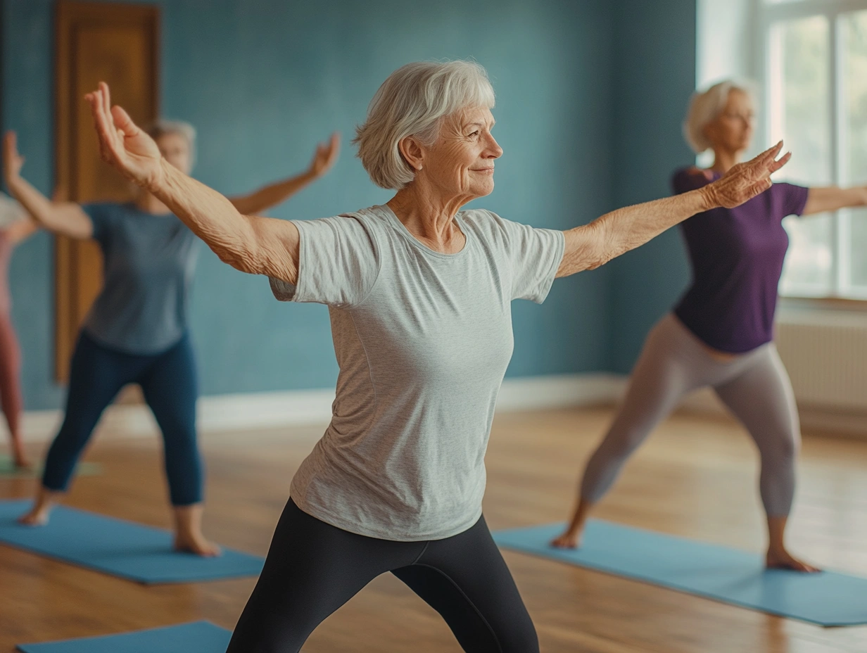 Заняття з гнучкості та рівноваги для людей похилого віку